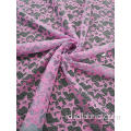 Nylon Cotton Rayon Star Pola Cord Lace Fabric